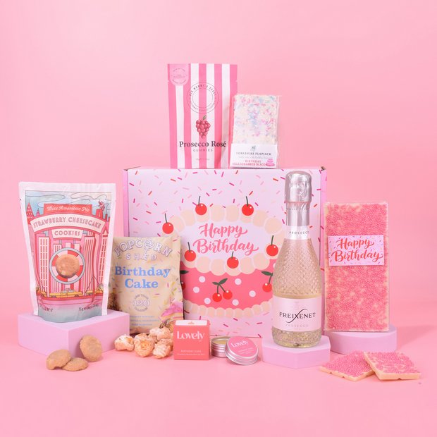 Spicers Of Hythe birthday prosecco gift box, imported from the UK
