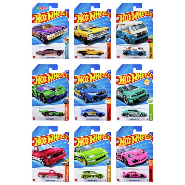 Hot Wheels Basic Car 1:64 scale die-cast toy, imported from the UK