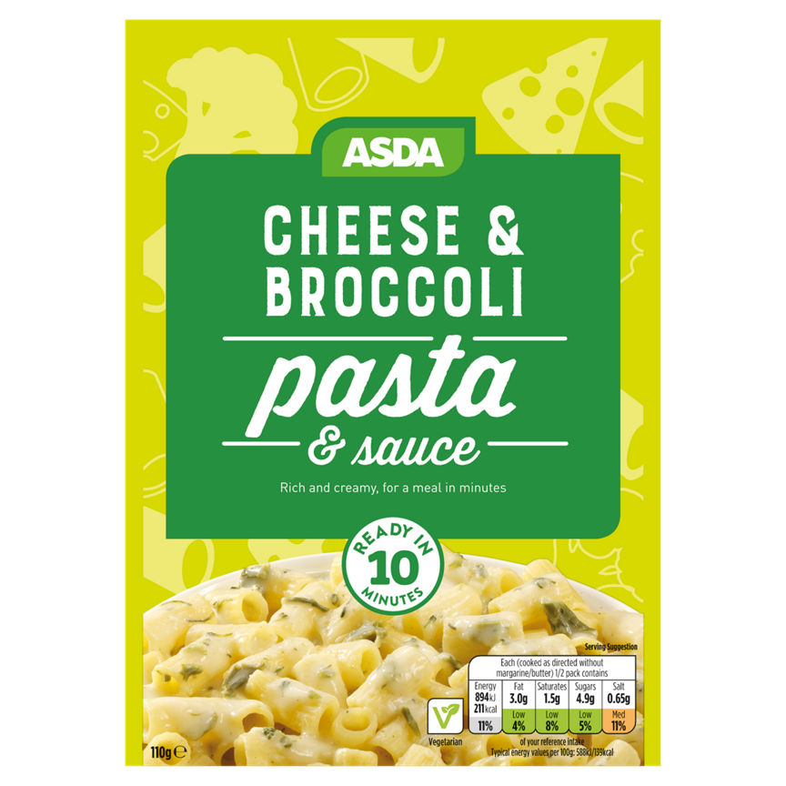 ASDA Cheese & Broccoli Pasta & Sauce GOODS ASDA   