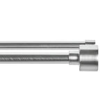 Argos Home extendable stainless steel double curtain pole 120-210cm - British product
