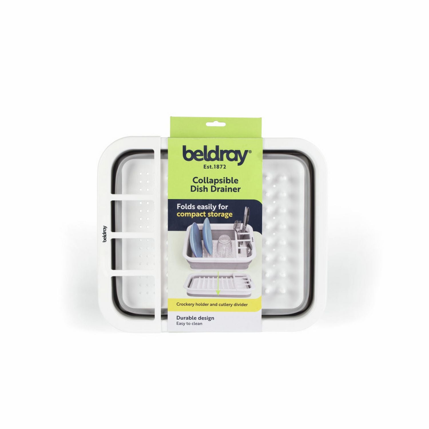Beldray grey collapsible dish drainer, UK version