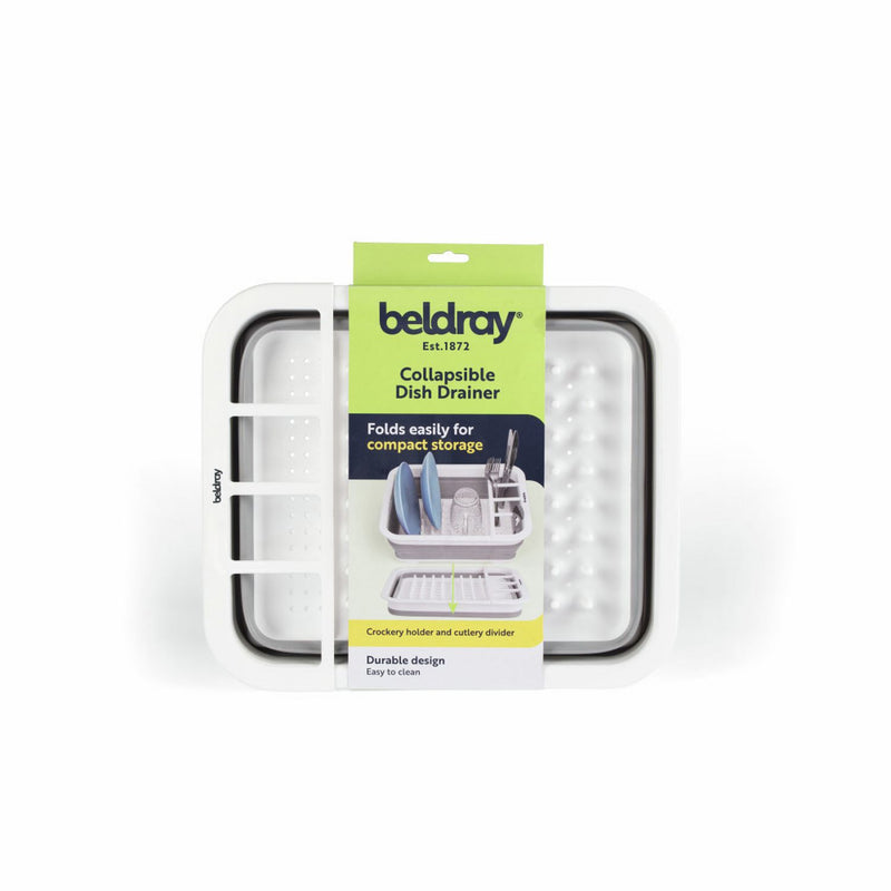 Beldray grey collapsible dish drainer, UK version