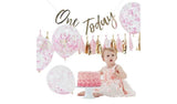 Ginger Ray 1st Birthday Cake Smash Party Decorations - Pink GOODS Argos