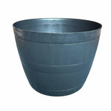 Whitefurze barrel planter black 50cm - British product