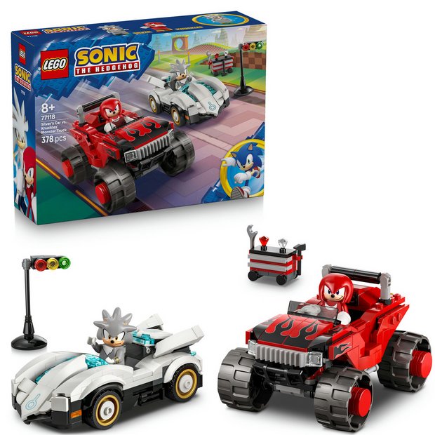 LEGO Sonic the Hedgehog set Silver vs Knuckles 378 pieces (British brand)