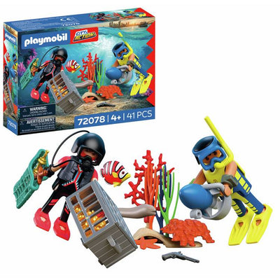 Argos Playmobil Action Heros Police Diver & Treasure Playset- Buy online at McGrocer
