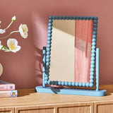 Habitat Blue Bobbin mirror 35x33cm - British product
