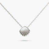 Revere sterling silver scallop shell pendant necklace 46cm - British product
