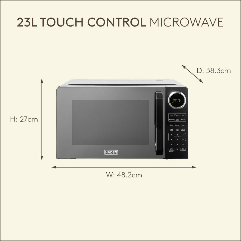 Haden 23L microwave black - British product