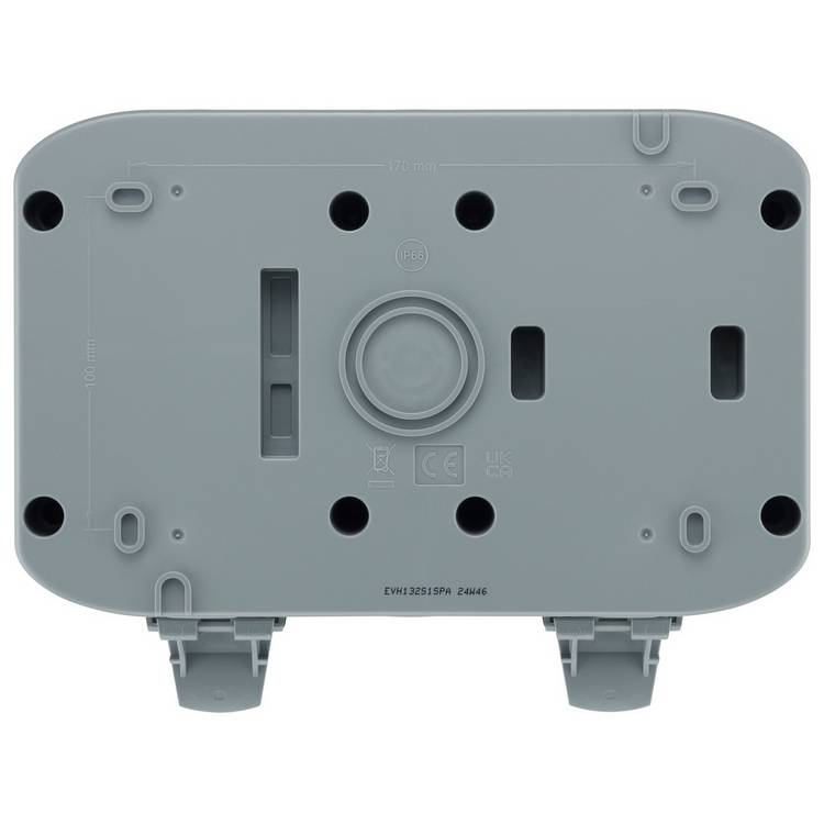 Masterplug weatherproof outdoor socket for EV charging, imported from the UK