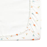 Habitat cotton floral fitted sheets twin pack for Moses basket, UK version