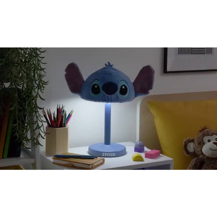 Lilo & Stitch SoftGlo desk lamp blue 30cm, UK version