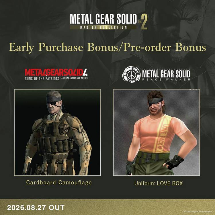 Metal Gear Solid Master Collection Vol.2 PS5 game, UK version