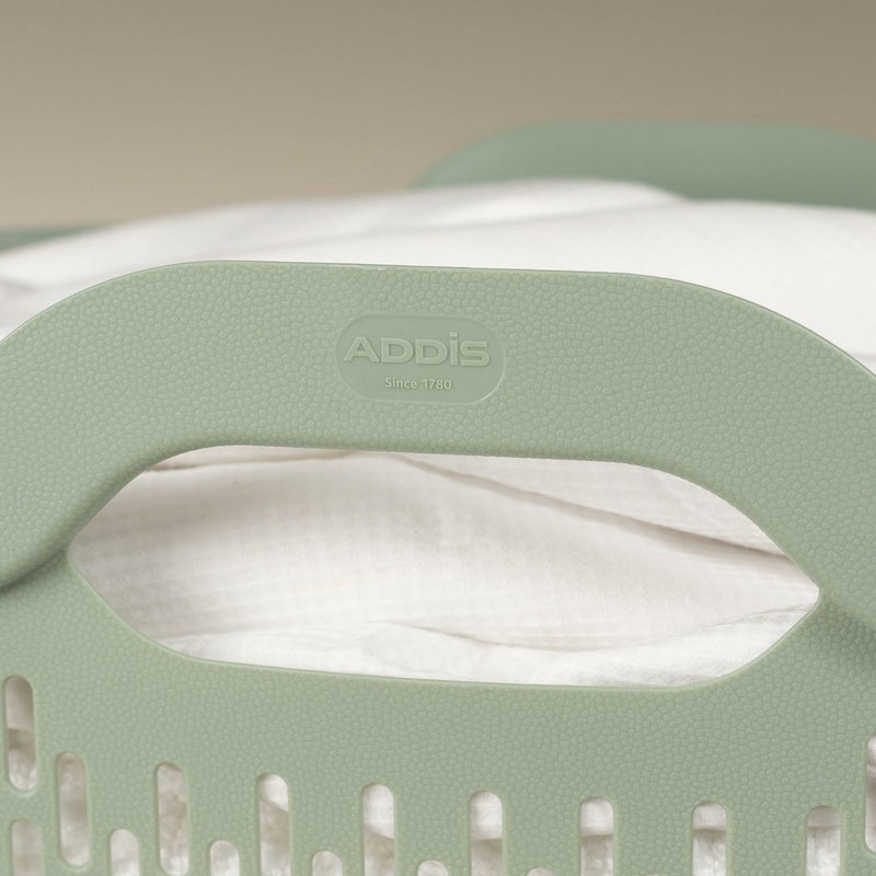 Addis laundry basket sage green 45L (British brand)
