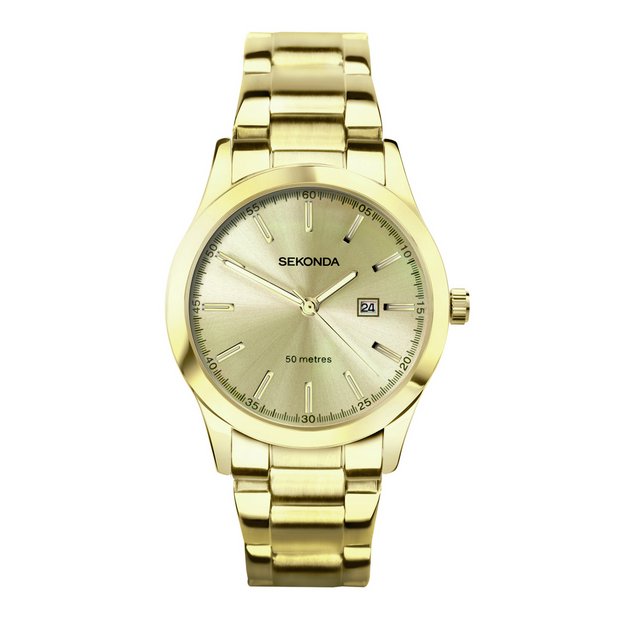 Sekonda Taylor champagne dial watch 34mm, imported from the UK