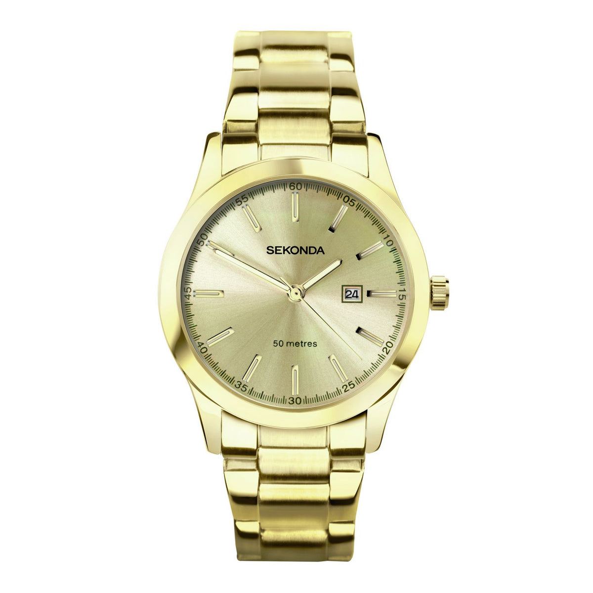 Sekonda Taylor champagne dial watch 34mm, imported from the UK