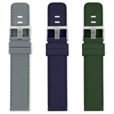 Reflex Active interchangeable watch strap set grey blue teal (British brand)