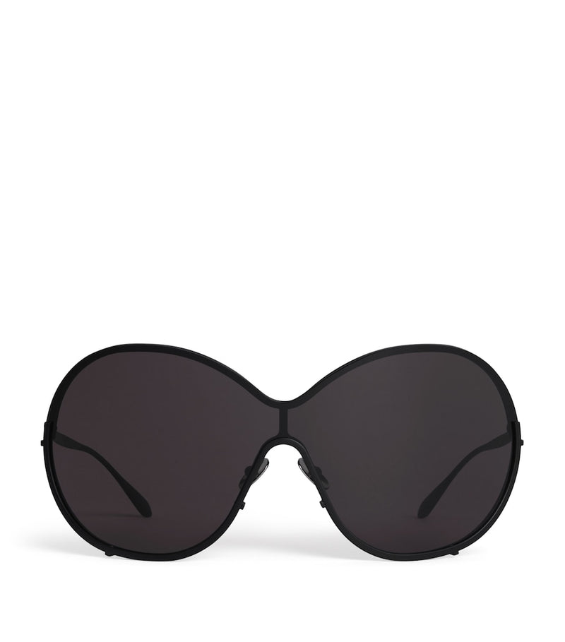Alaïa oversized metal butterfly sunglasses (British brand)