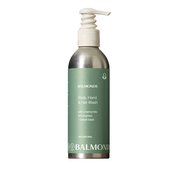 Balmonds Body Hand Hair Wash 200ml (British brand)