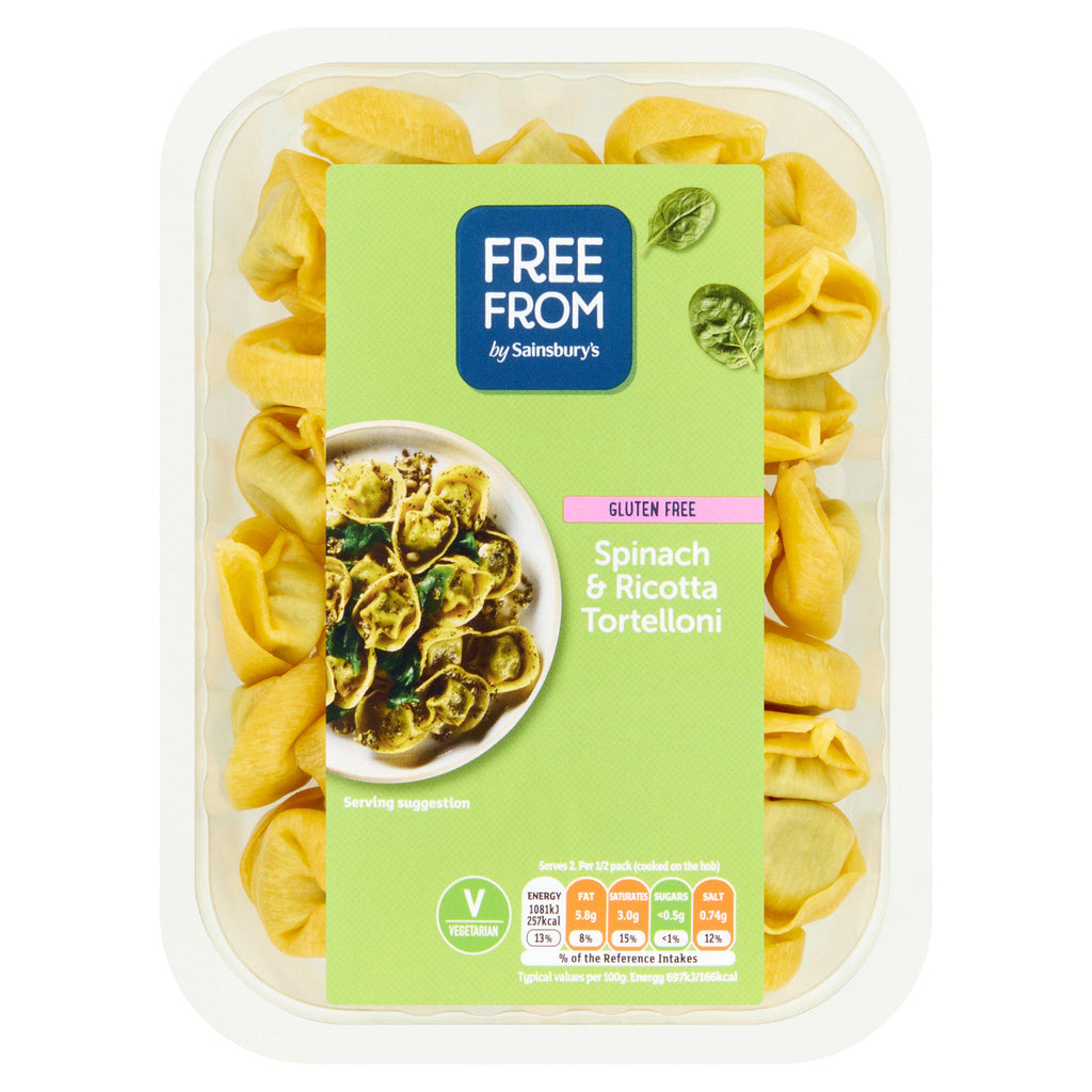 Sainsbury's Free From Spinach & Ricotta Tortelloni 250g