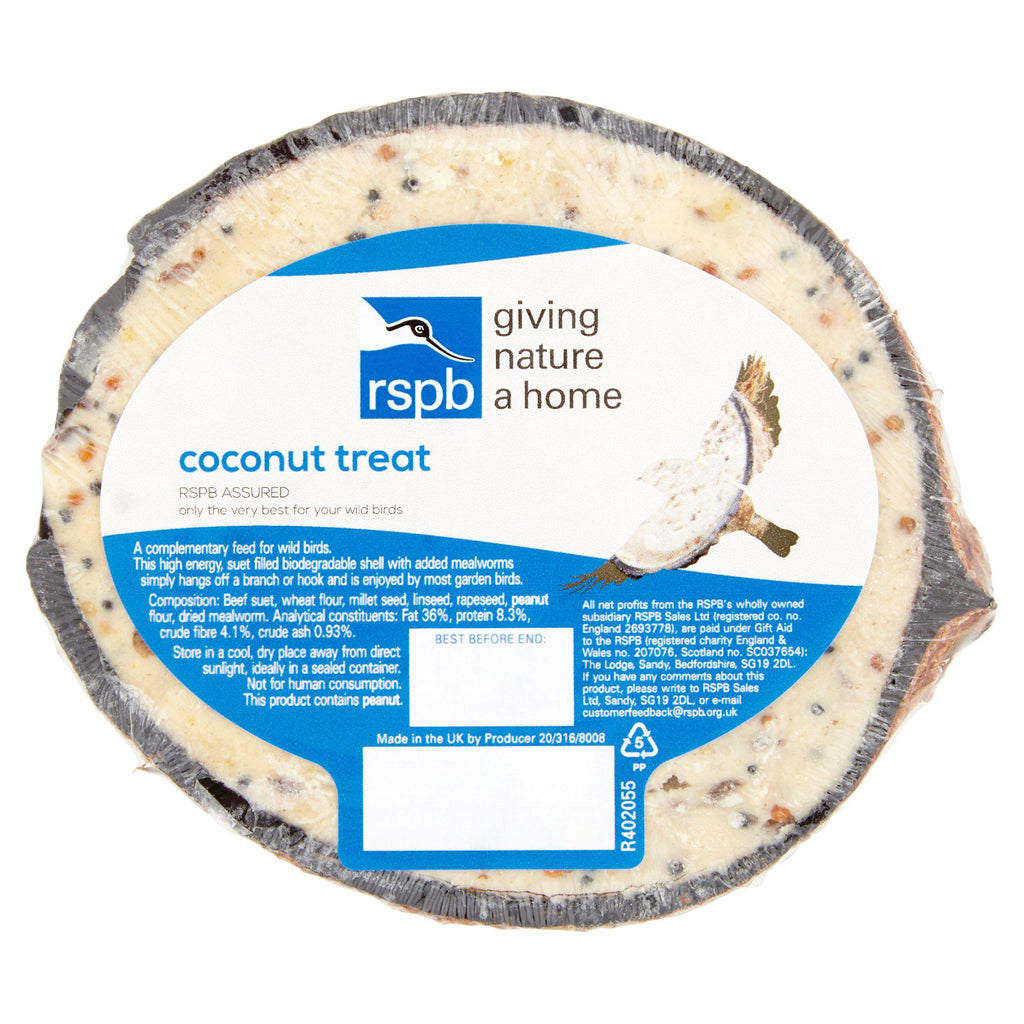 RSPB Coconut Shell Suet Treats 290g