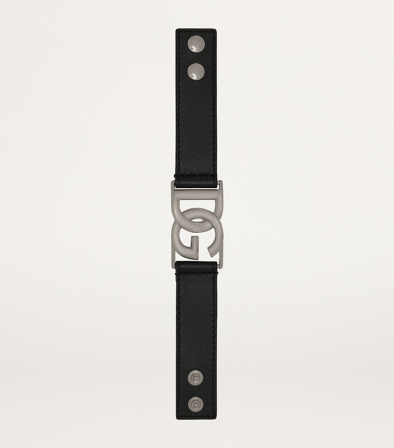 Dolce&Gabbana leather logo bracelet - British product
