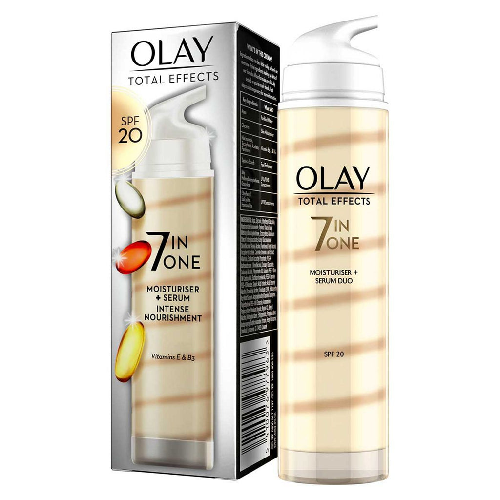 Olay Total Effects Moisturiser And Serum Duo