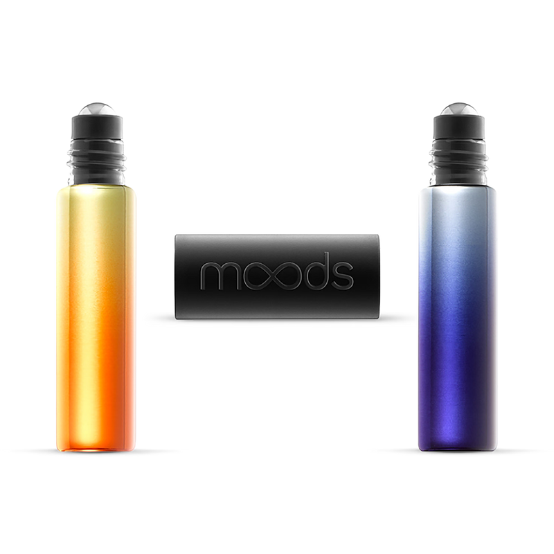 MoodSwing aromatherapy duo Euphoric and Hustle roll-ons - British brand