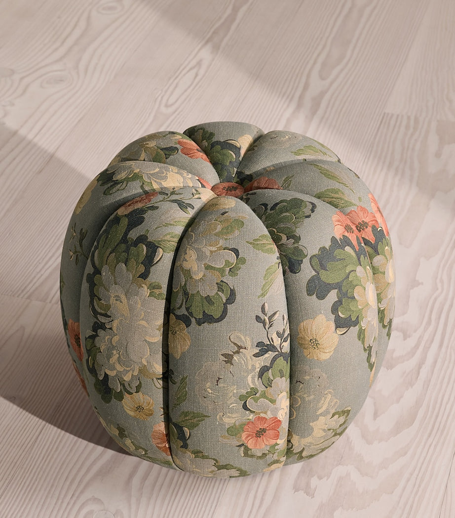 Tabouret de pied Sofia en lin Soho Home - Produit britannique