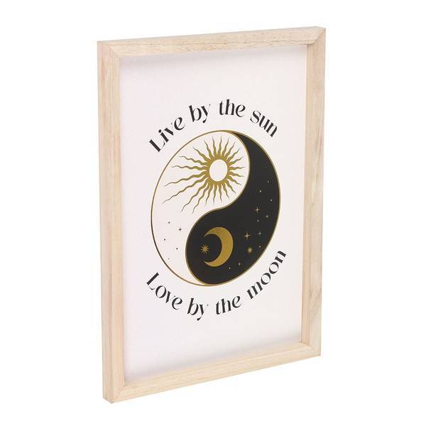 Something Different yin yang framed print 25x35cm - British product