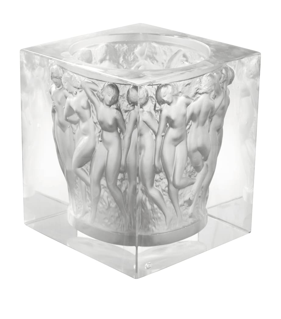 Lalique Révélation Bacchantes crystal vase 26.5cm, UK version