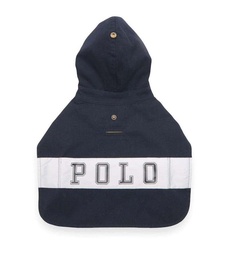 Ralph Lauren canvas hooded dog raincoat small - British product