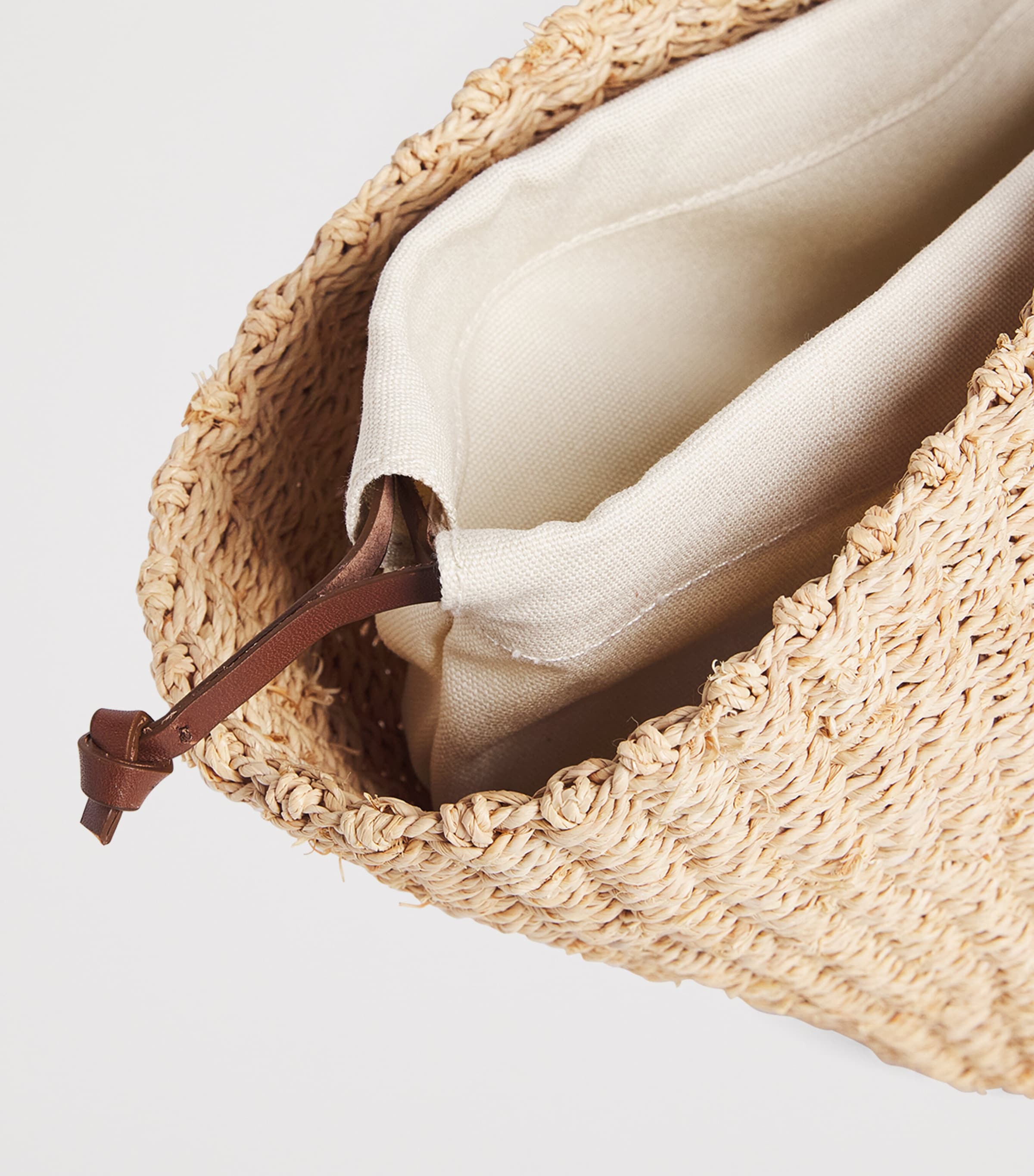 Polo Ralph Lauren medium raffia tote bag, UK version