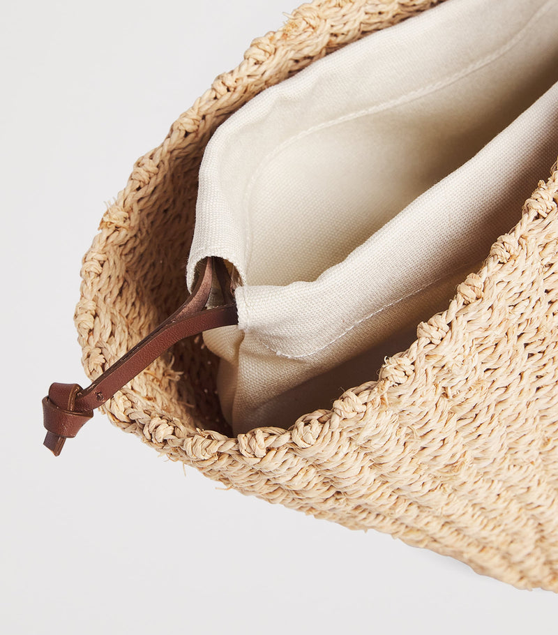 Polo Ralph Lauren medium raffia tote bag, UK version