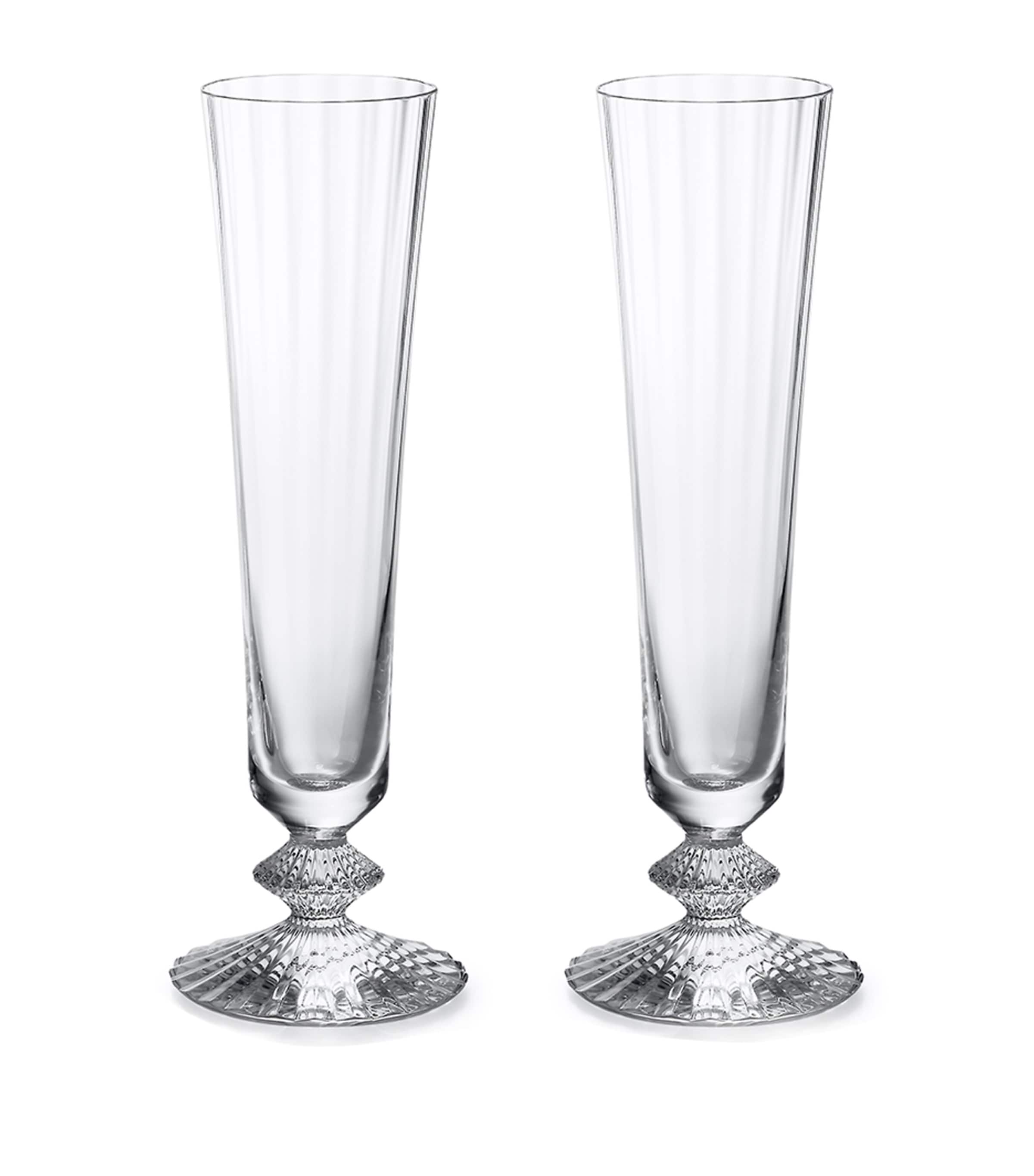 Baccarat Mille Nuits champagne flutes set of 2 180ml - British product