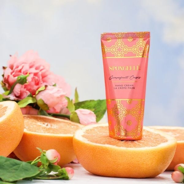 Spongelle Daisy Collection hand cream Grapefruit Cassis - British product