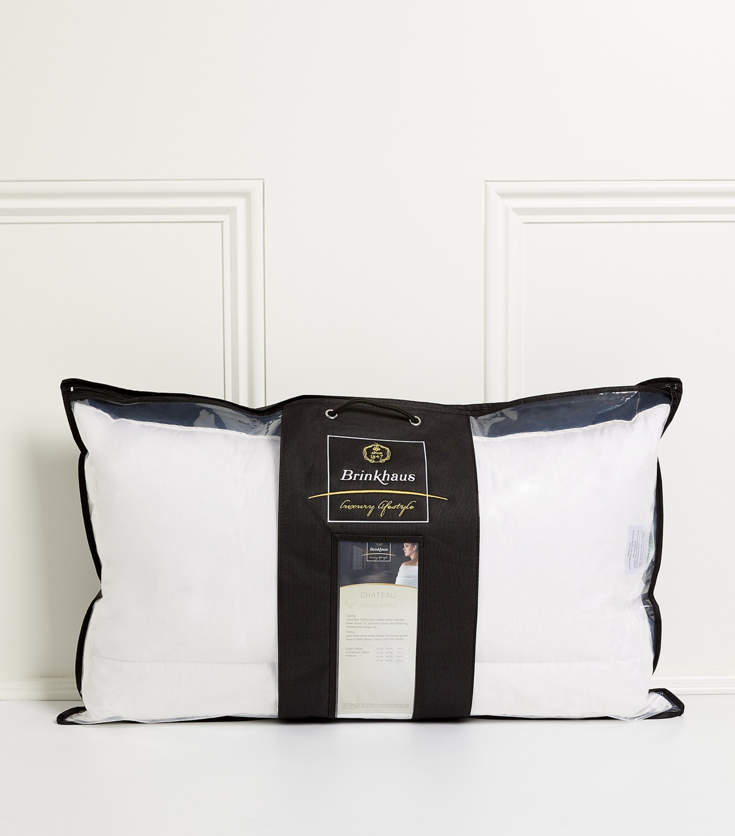 Brinkhaus Chateau Down Pillow 50cm x 90cm - British product