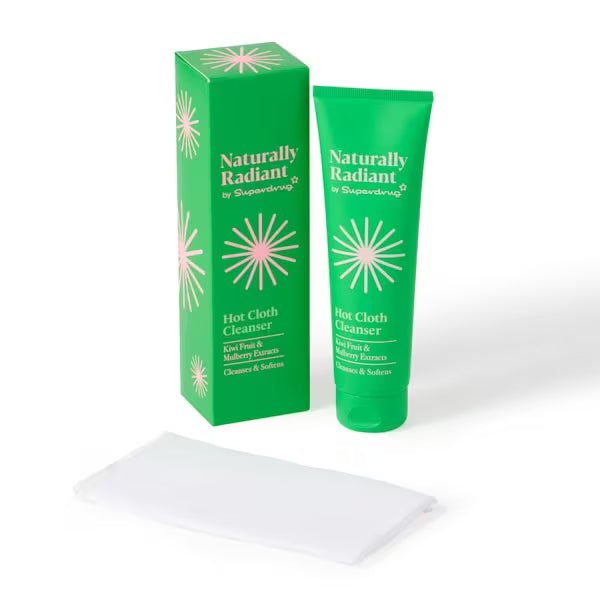Naturally Radiant hot cloth cleanser 150ml tube, imported from the UK
