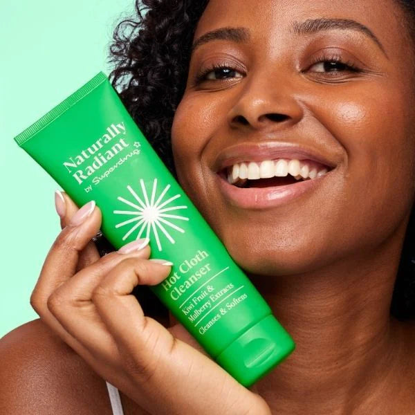 Naturally Radiant hot cloth cleanser 150ml tube, imported from the UK