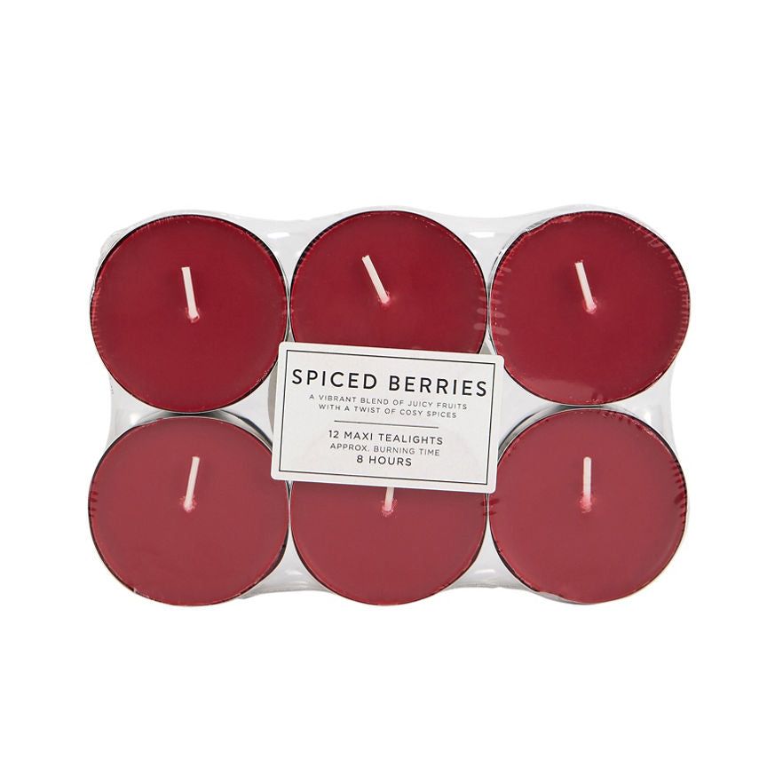 George Home Spiced Berry Maxi Tealights 12pk