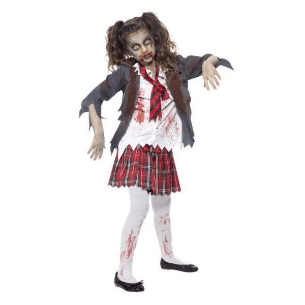 Smiffys zombie school girl costume medium age 7-9 (British brand)