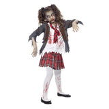 Smiffys zombie school girl costume medium age 7-9 (British brand)