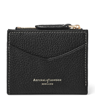 Harrods Aspinal of London Leather Hudson Coin and Card Holder 8cm x 10cm- Buy online at McGrocer