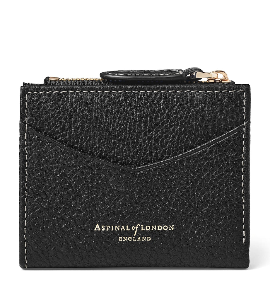 Aspinal of London Hudson leather card holder 8x10cm - British product