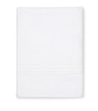 Pratesi hand towel with three hand-embroidered lines, 50cm x 75cm, imported from the UK