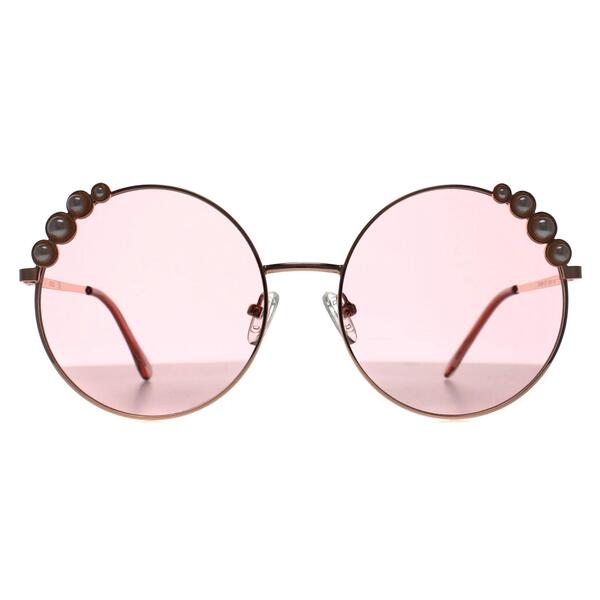 Guess GF0355 gold women sunglasses with pearls (British brand)