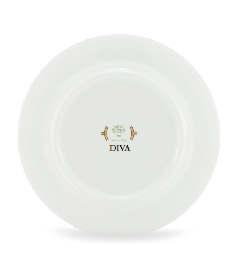 GINORI 1735 Porcelain Teacup and Saucer Set of 2, UK version