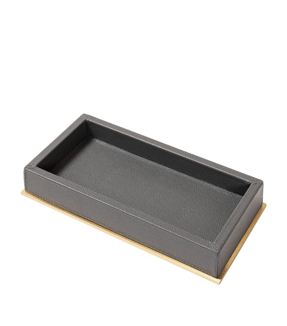 Giobagnara leather Firenze valet tray, UK version