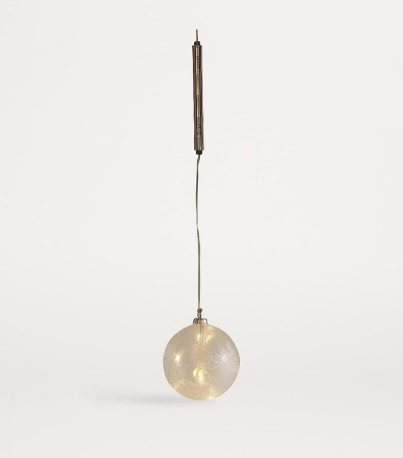 Harrods LED Frost Bauble 10cm, UK version