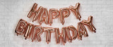 George Home Rose Gold Happy Birthday Balloon Banner General Household ASDA   